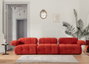Atelier Del Sofa Doblo Sofá de 3 plazas - Rojo